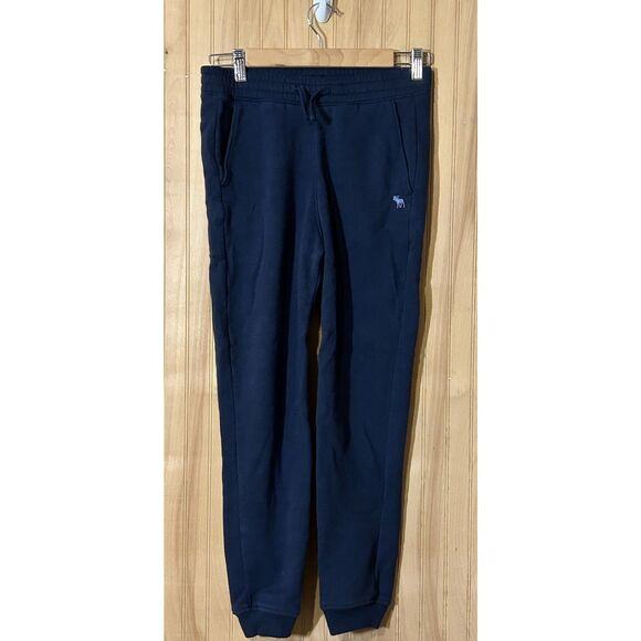 Abercrombie & Fitch A&F Essentials Kids Sweatpants Joggers Blue Size 11/12 - Picture 1 of 4